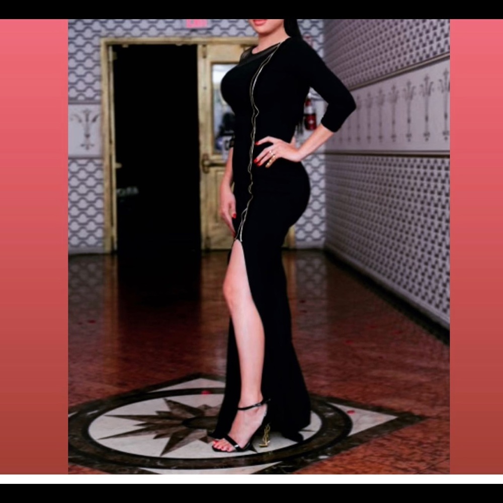 Chiara Boni black long dress